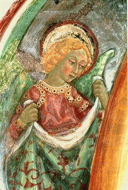 Madonna in trono con il Bambino e angeli